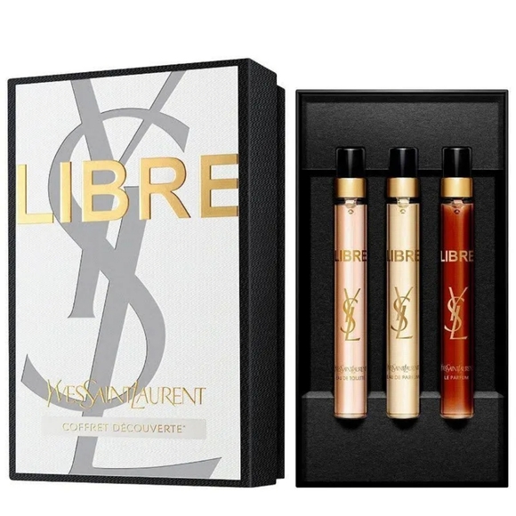 NWT YSL BEAUTY LIBRE DISCOVERY SET 3 BOTTLES EDF EDP 0.3 oz 10 ml PERFUME BEAUTE - Picture 11 of 11